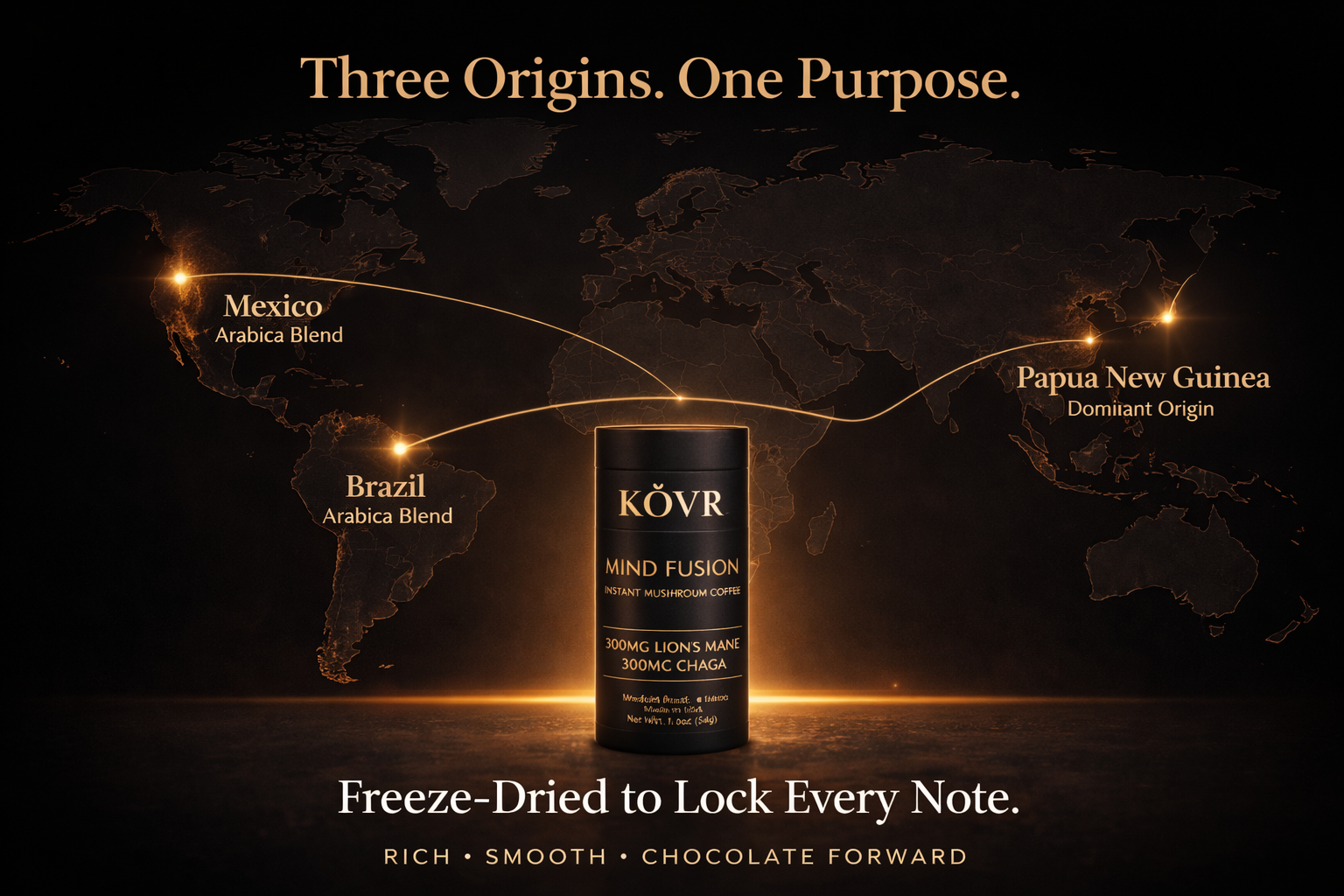 Three Origins. One Purpose.
